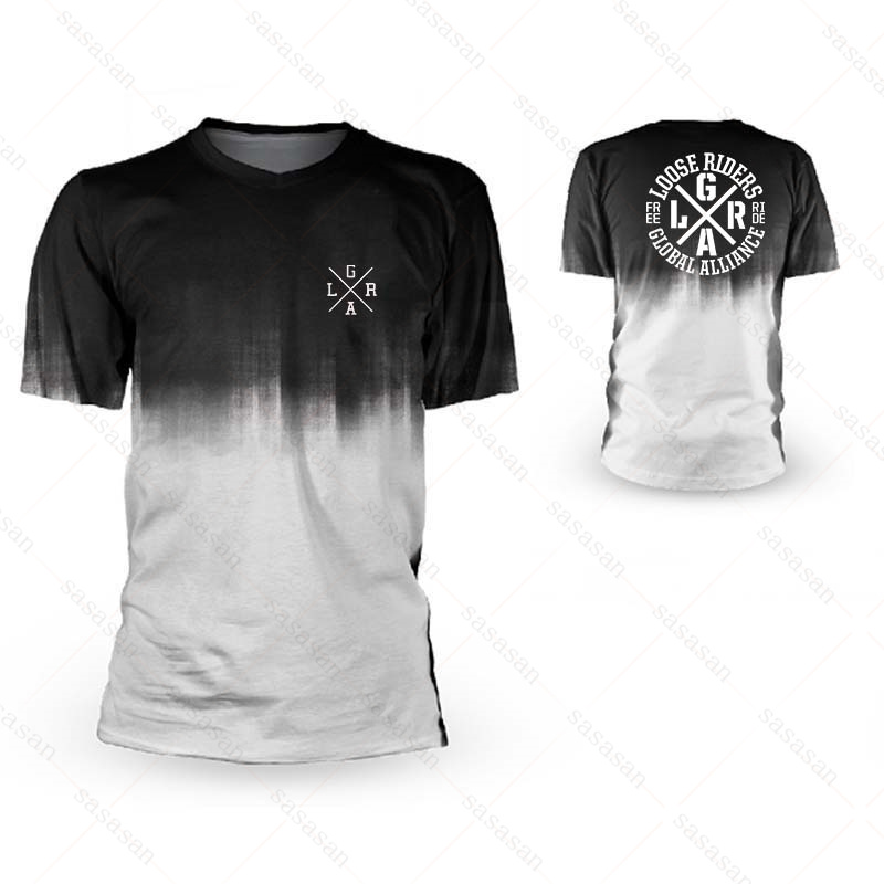 Mountain Biking Jersey - Motocross Loose Riders 반소매 저지 MTB
