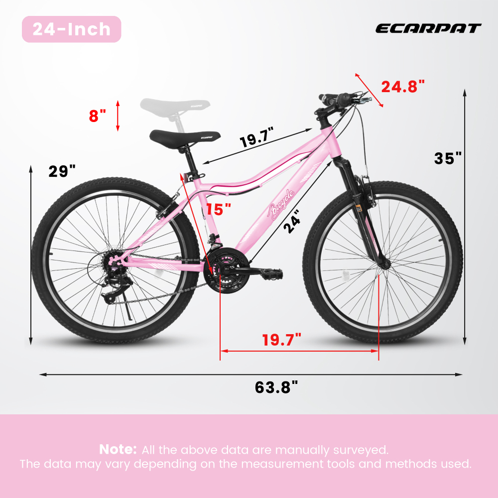 Mountain Biking Usa - 남성 여성 청소년용 24/26인치 산악 자전거,