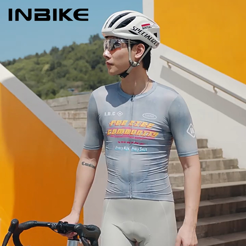 Mountain Biking New Jersey - INBIKE 새로운 남성용 사이클링 저지 통기성