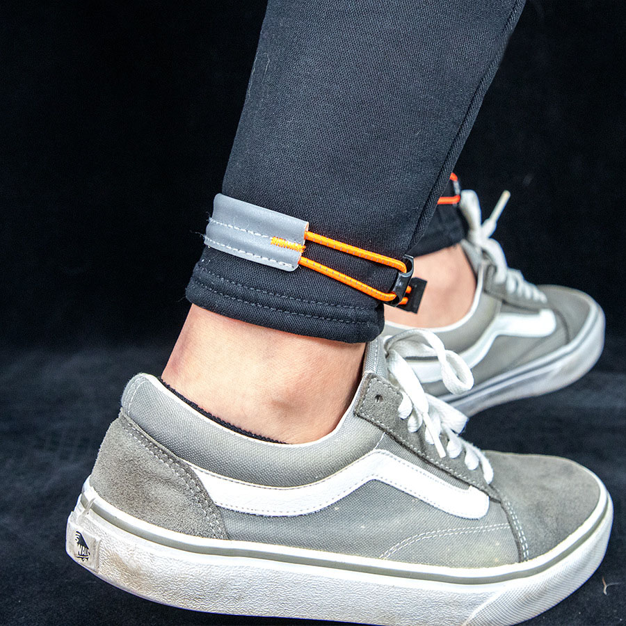 Mountain Biking Pants - 탄성 반사 사이클링 레그 스트랩 조절