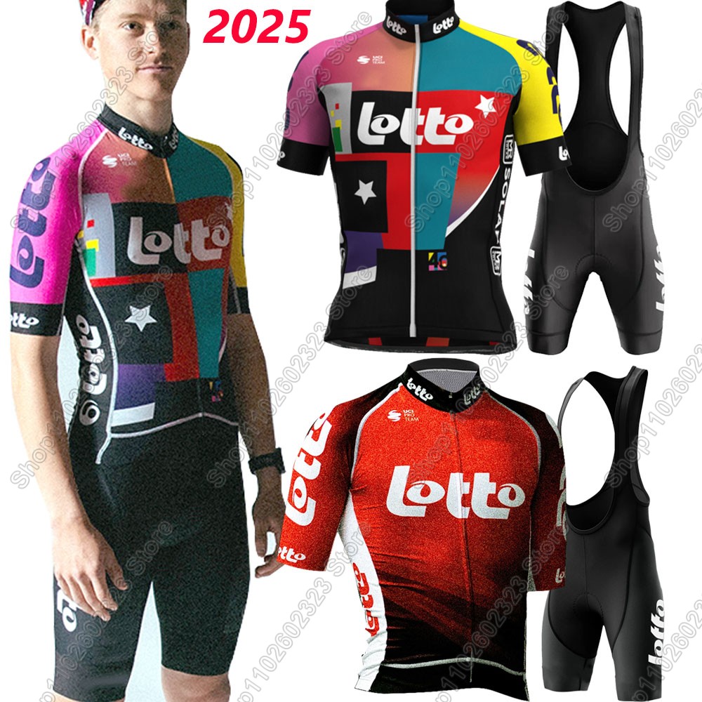 Mountain Biking Pants - 2025 로또 팀 사이클링 저지 세트
