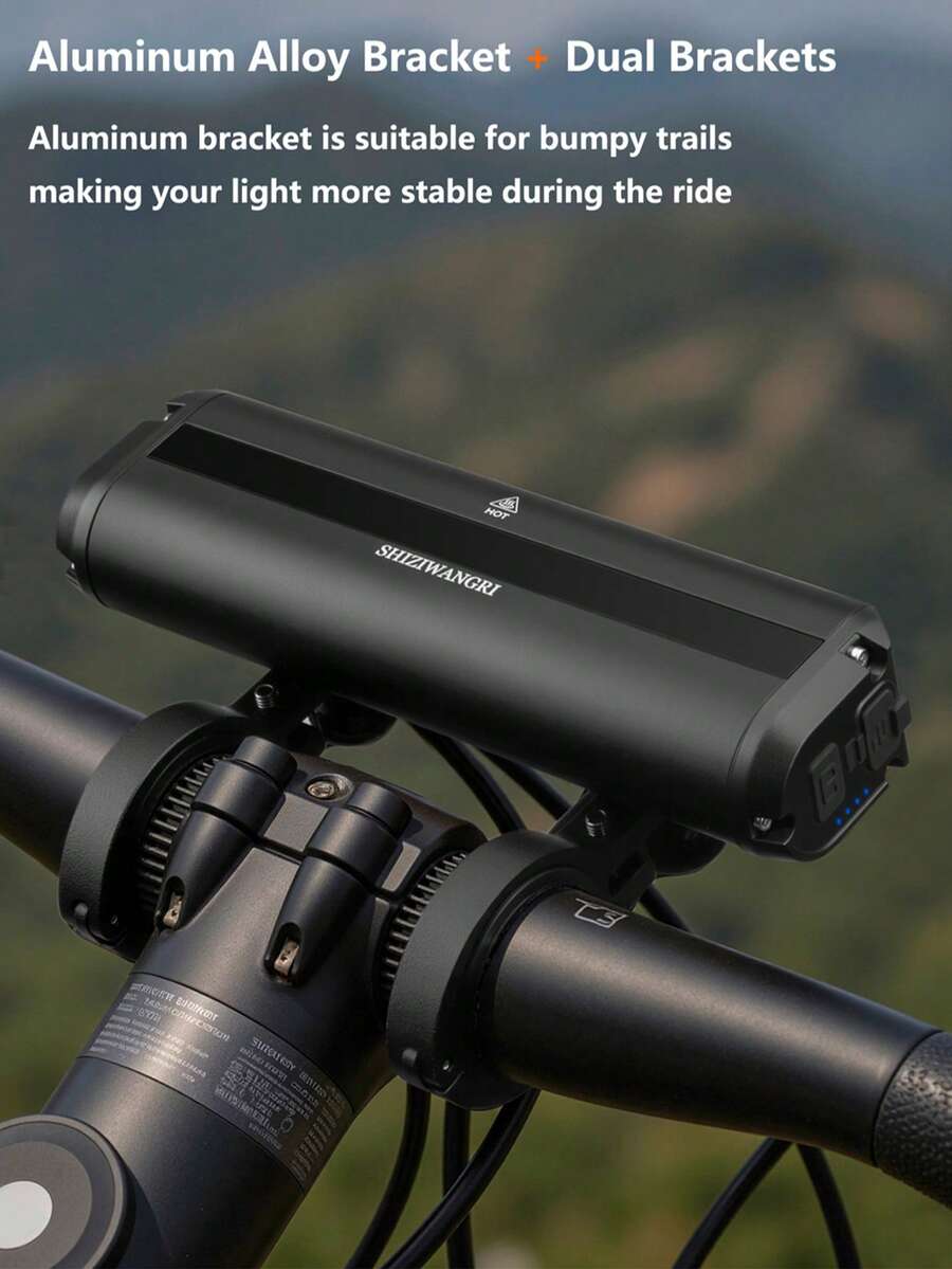 Mountain Biking Usa - 4000mAh 슈퍼 브라이트 LED 자전거 라이트,