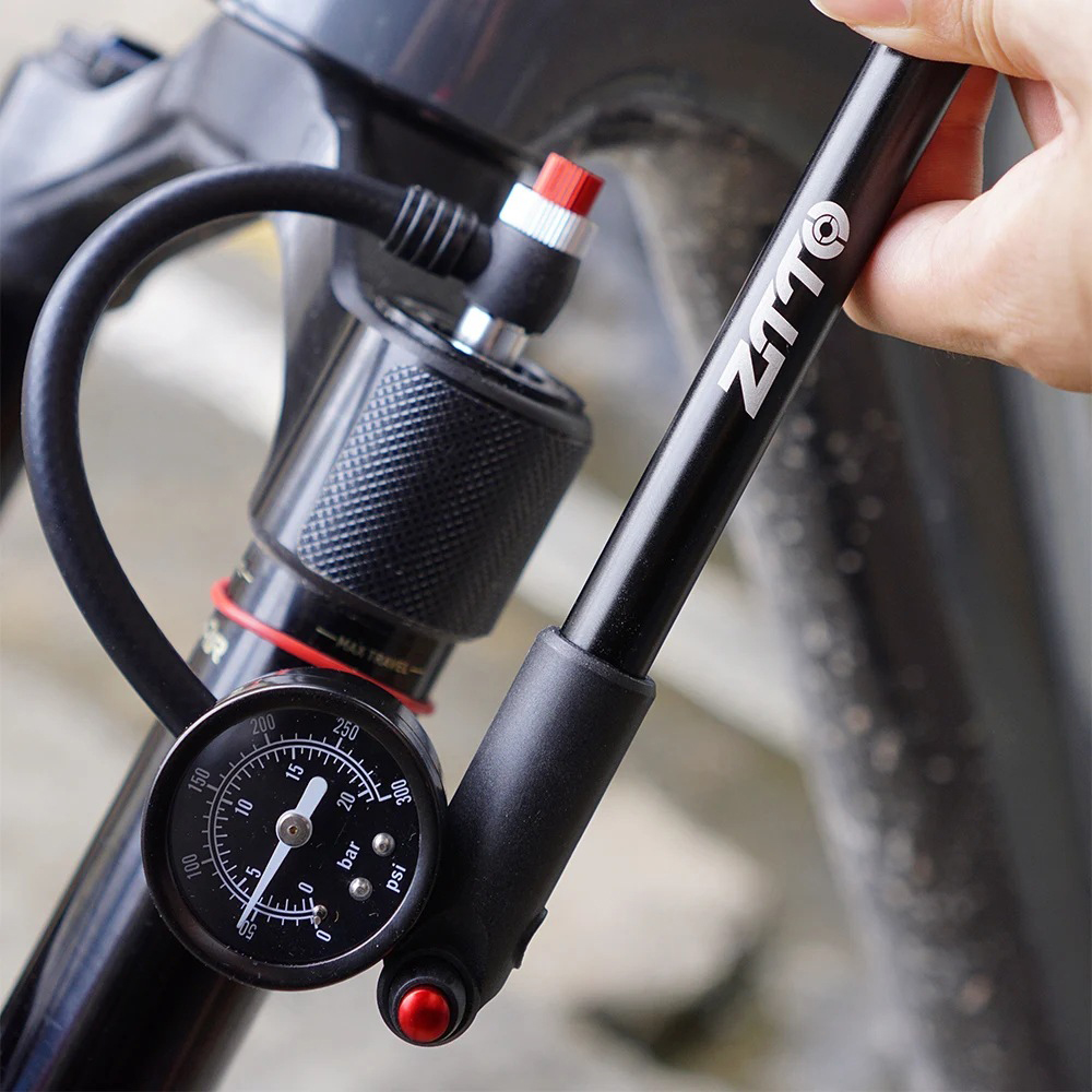 Shock Pump Suspension - ZTTO 자전거 쇼크 펌프 게이지 포함