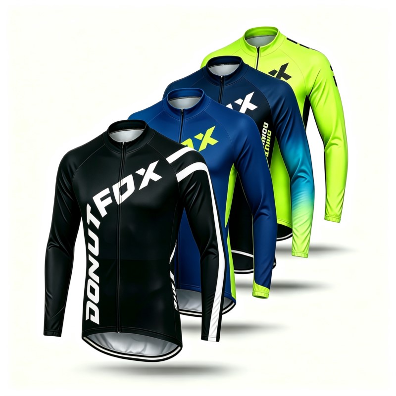 Mountain Biking Jersey - 남성용 긴팔 MTB 저지 및 사이클링