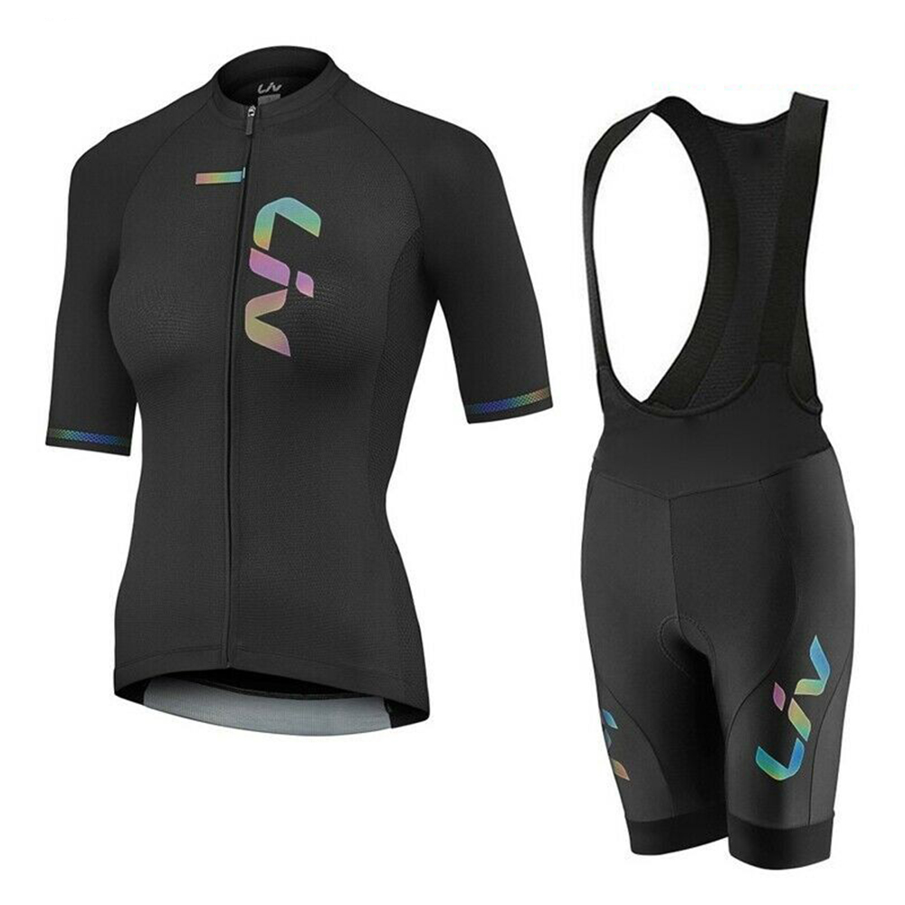 Mountain Biking Jersey - LIV 여름 사이클링 저지 턱받이 반바지