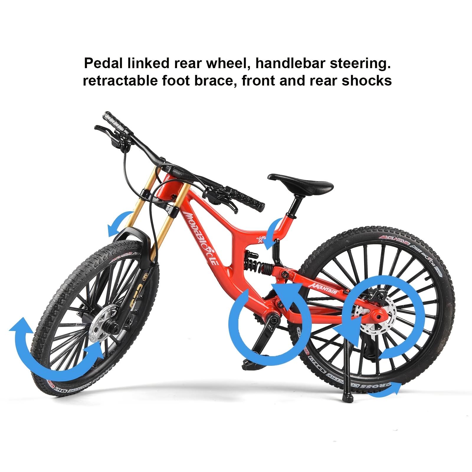 1:8 스케일 미니 합금 핑거 산악 자전거 - 콜렉션용 - Mountain Biking Usa 리뷰 및 가격