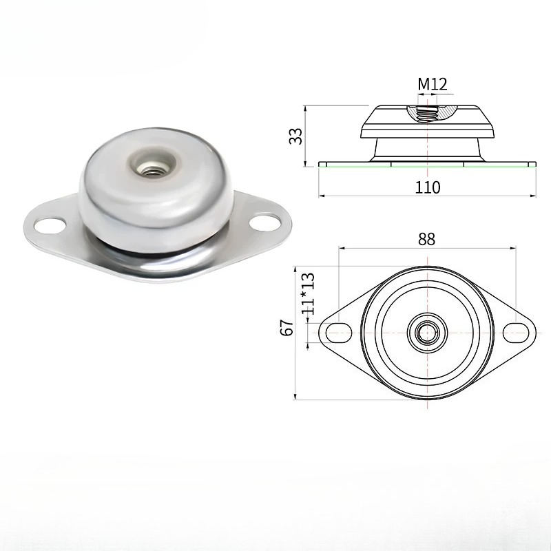 금속 고무 충격 흡수 장치 모터 진동 댐퍼 디젤 엔진  - Shock Pump Suspension 리뷰 및 가격