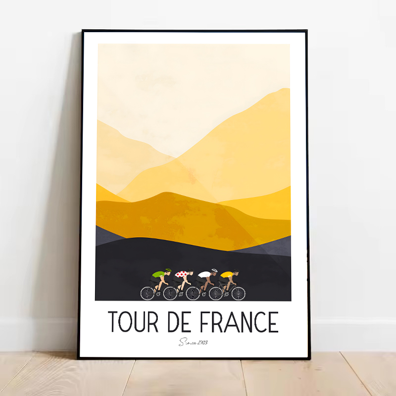 수채화 사이클링 경주 사이클리스트 투르 드 프랑스 산악 - Mountain Biking France 리뷰 및 가격