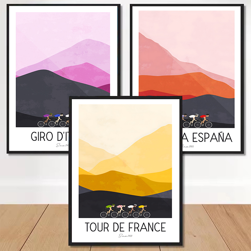 수채화 사이클링 경주 사이클리스트 투르 드 프랑스 산악 - Mountain Biking France 리뷰 및 가격